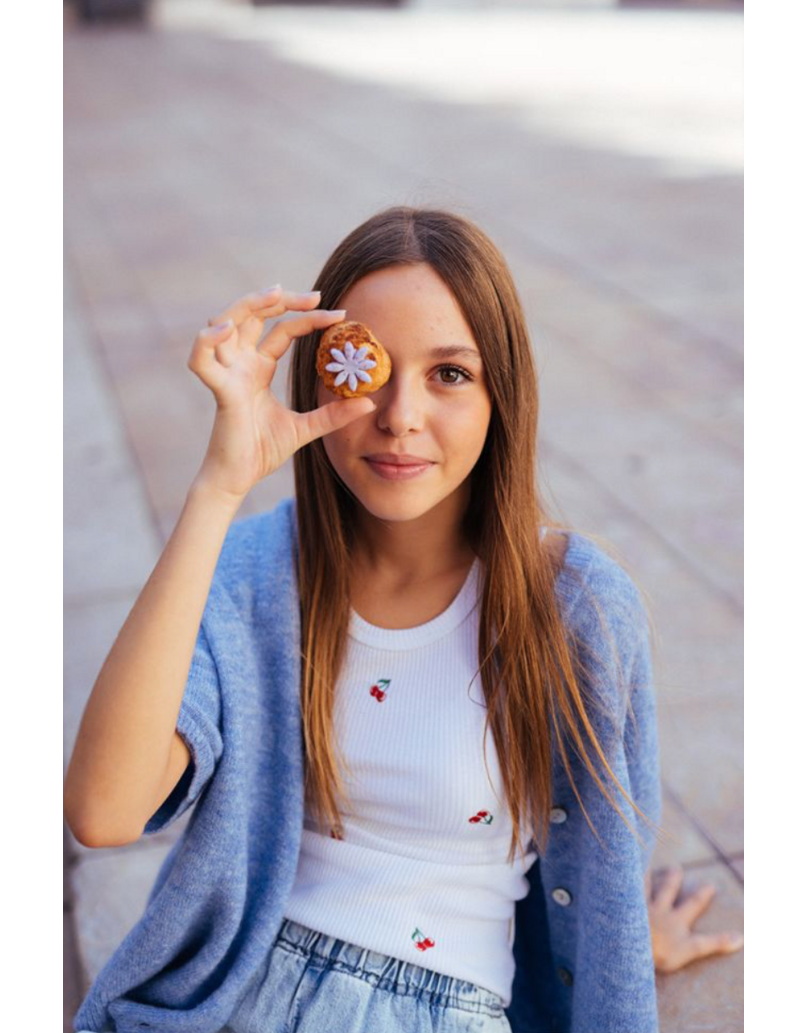 Le temps des cérises top Varalagi wit kersen