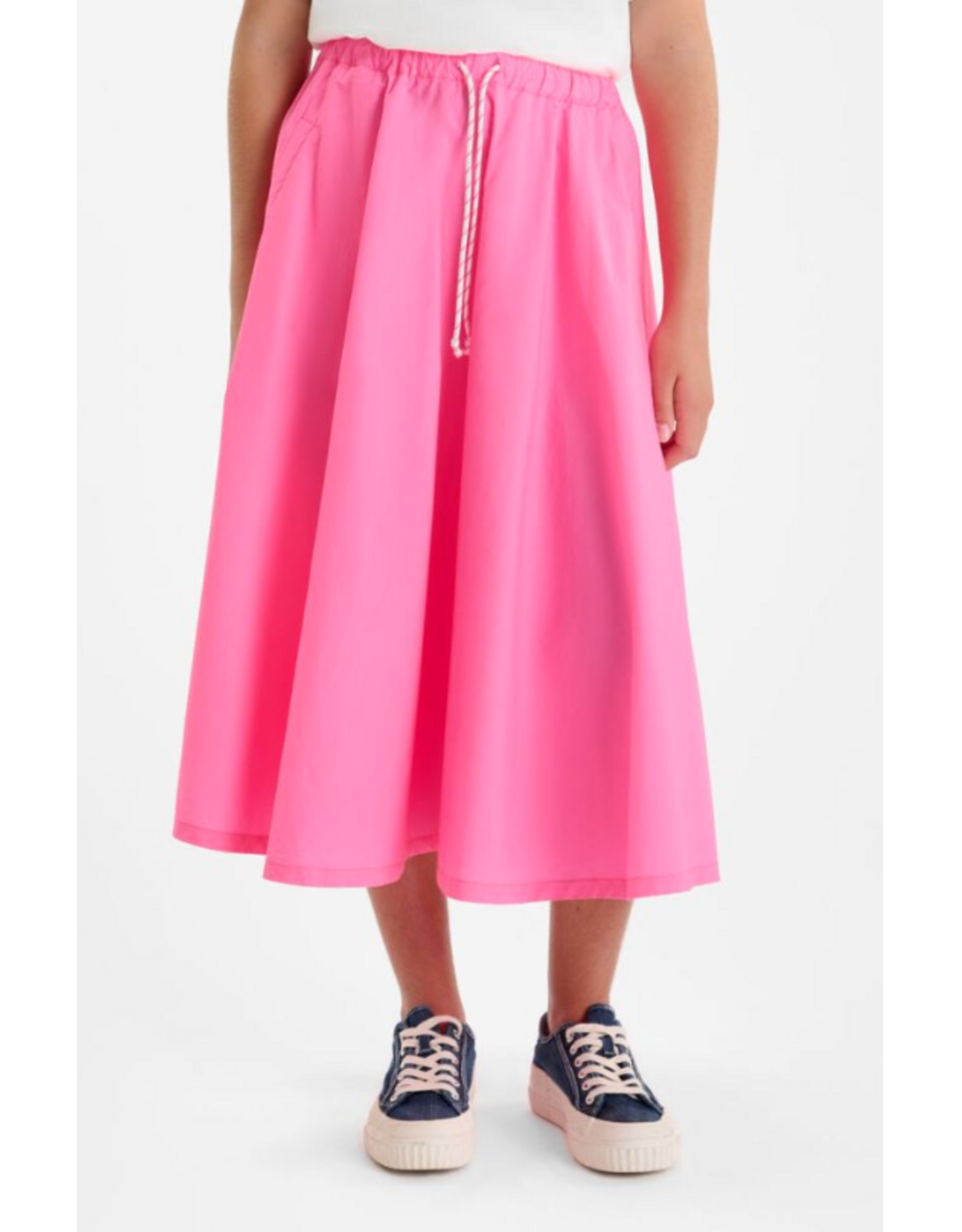 Le temps des cérises lange rok Olenagi fluo roze