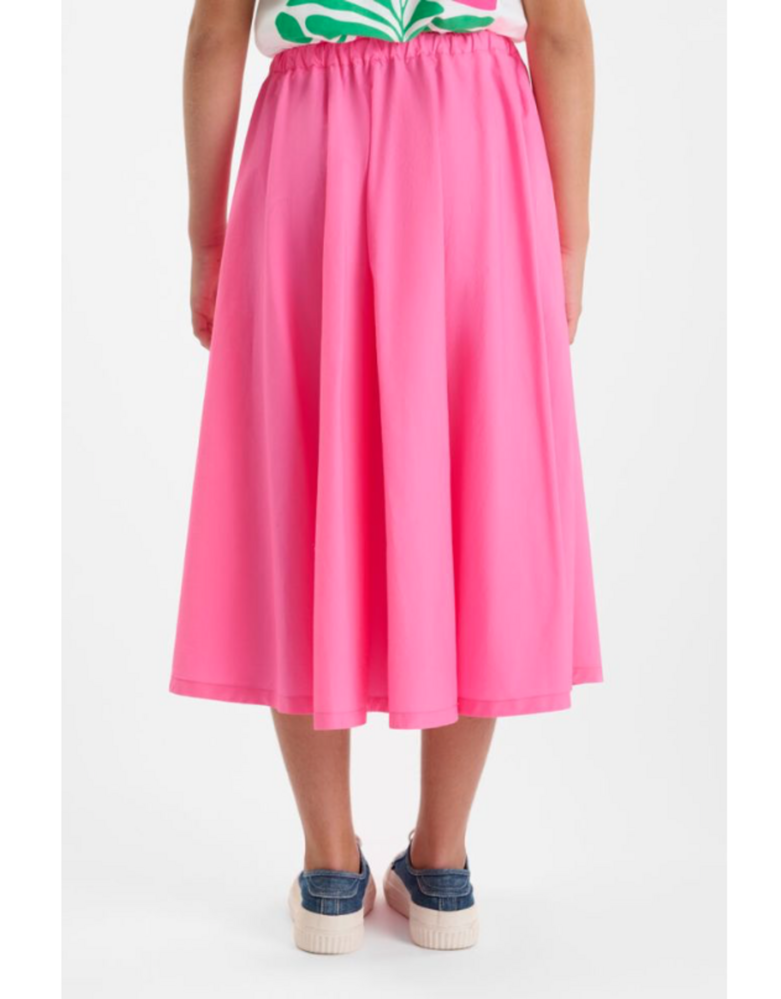 Le temps des cérises lange rok Olenagi fluo roze