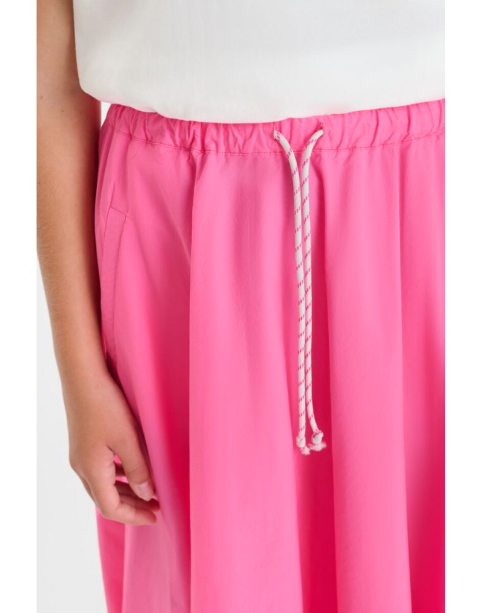 Le temps des cérises lange rok Olenagi fluo roze