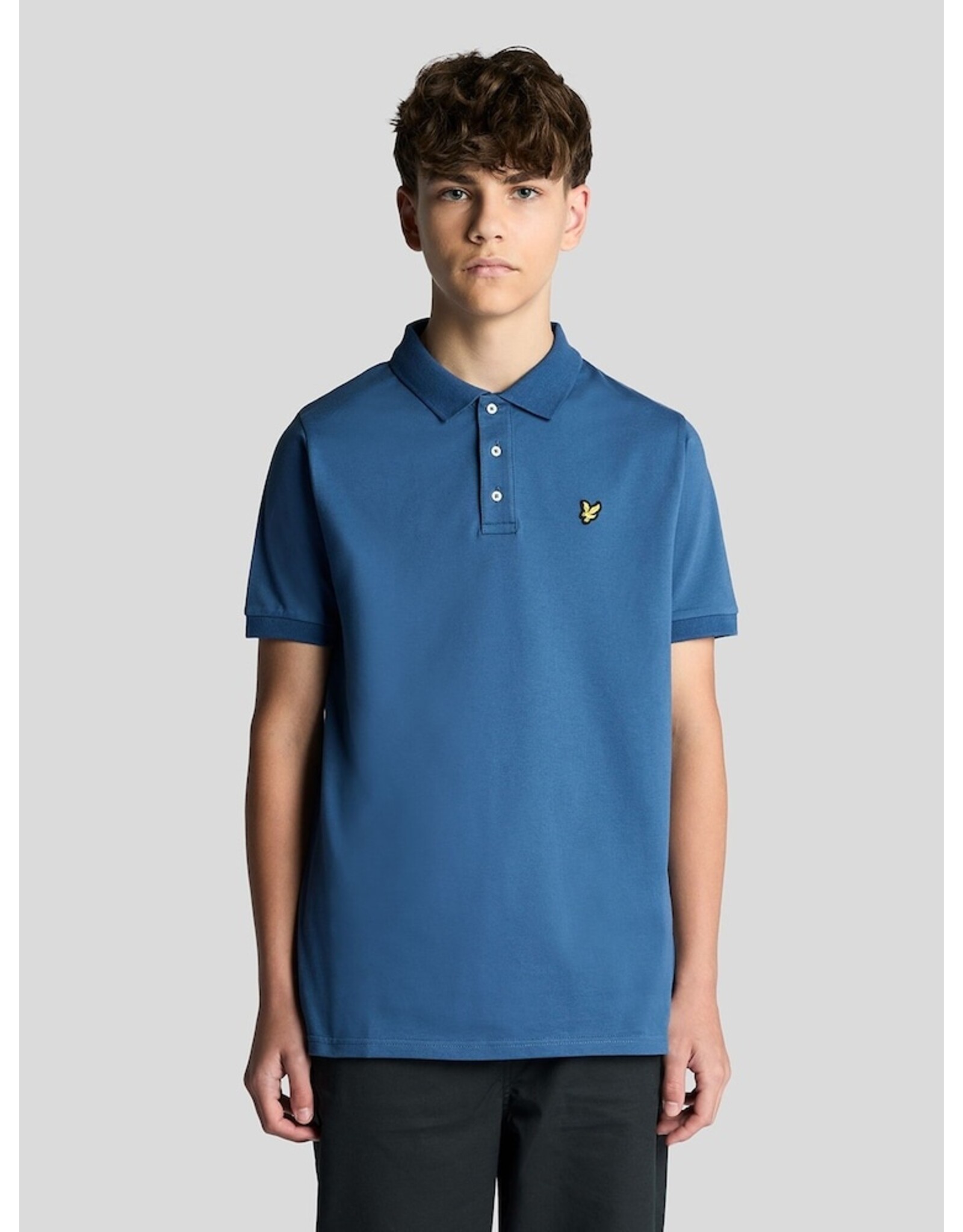 Lyle & Scott polo dark cornflower blauw