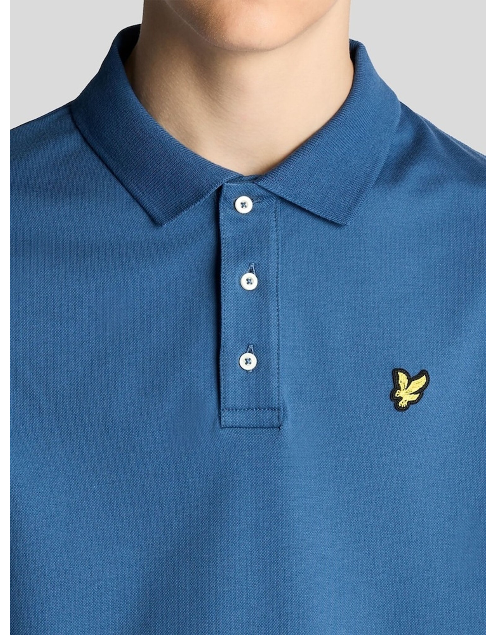 Lyle & Scott polo dark cornflower blauw
