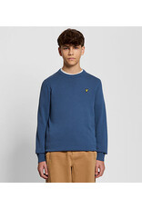 Lyle & Scott pull tricot dark cornflower