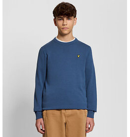 Lyle & Scott pull tricot dark cornflower