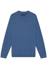 Lyle & Scott pull tricot dark cornflower