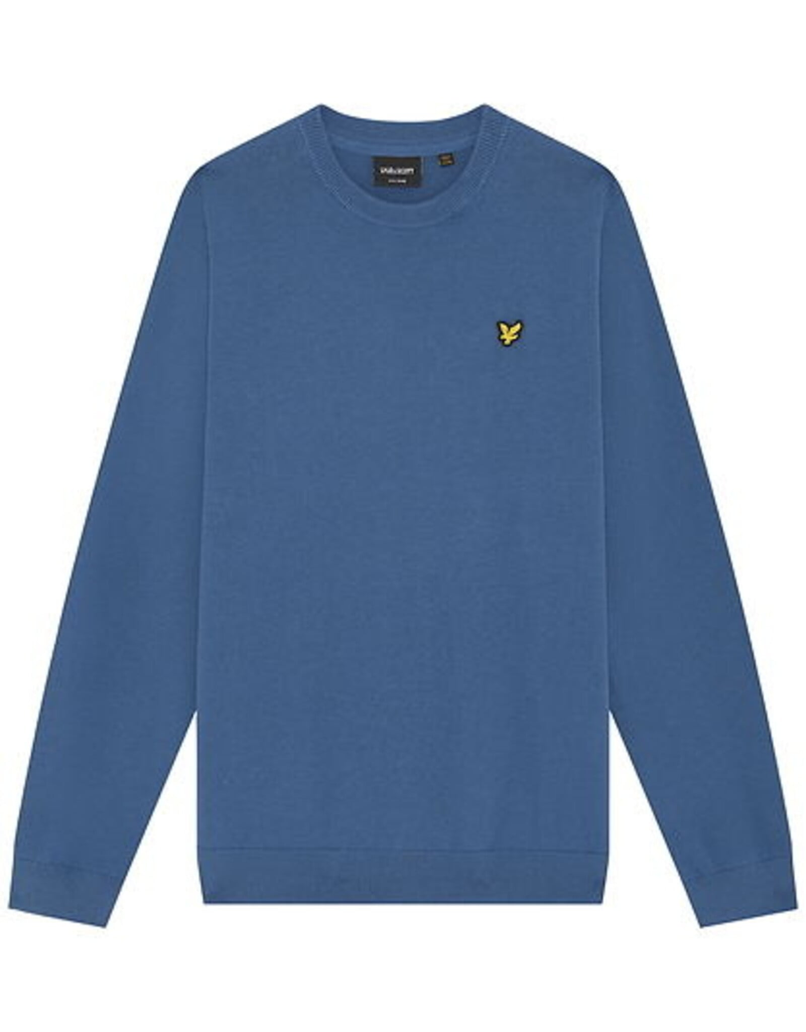 Lyle & Scott pull tricot dark cornflower
