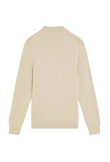 Lyle & Scott pull korte rits jumper putty