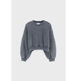 Bellerose cropped sweater Fenya black blue