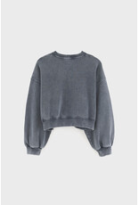 Bellerose cropped sweater Fenya black blue