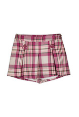 Mayoral geruite short raspberry