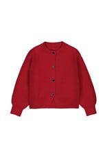 Mayoral rode cardigan hartjes
