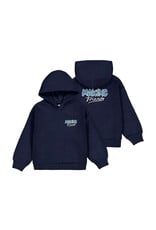 Mayoral blauwe hoodie making friends