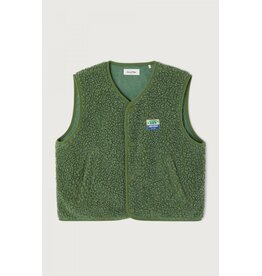 American Vintage mouwloze teddy jas Hoktown pinede chine