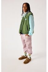 American Vintage mouwloze teddy jas Hoktown pinede chine