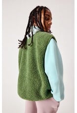 American Vintage mouwloze teddy jas Hoktown pinede chine