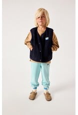 American Vintage mouwloze teddy jas Hoktown navy