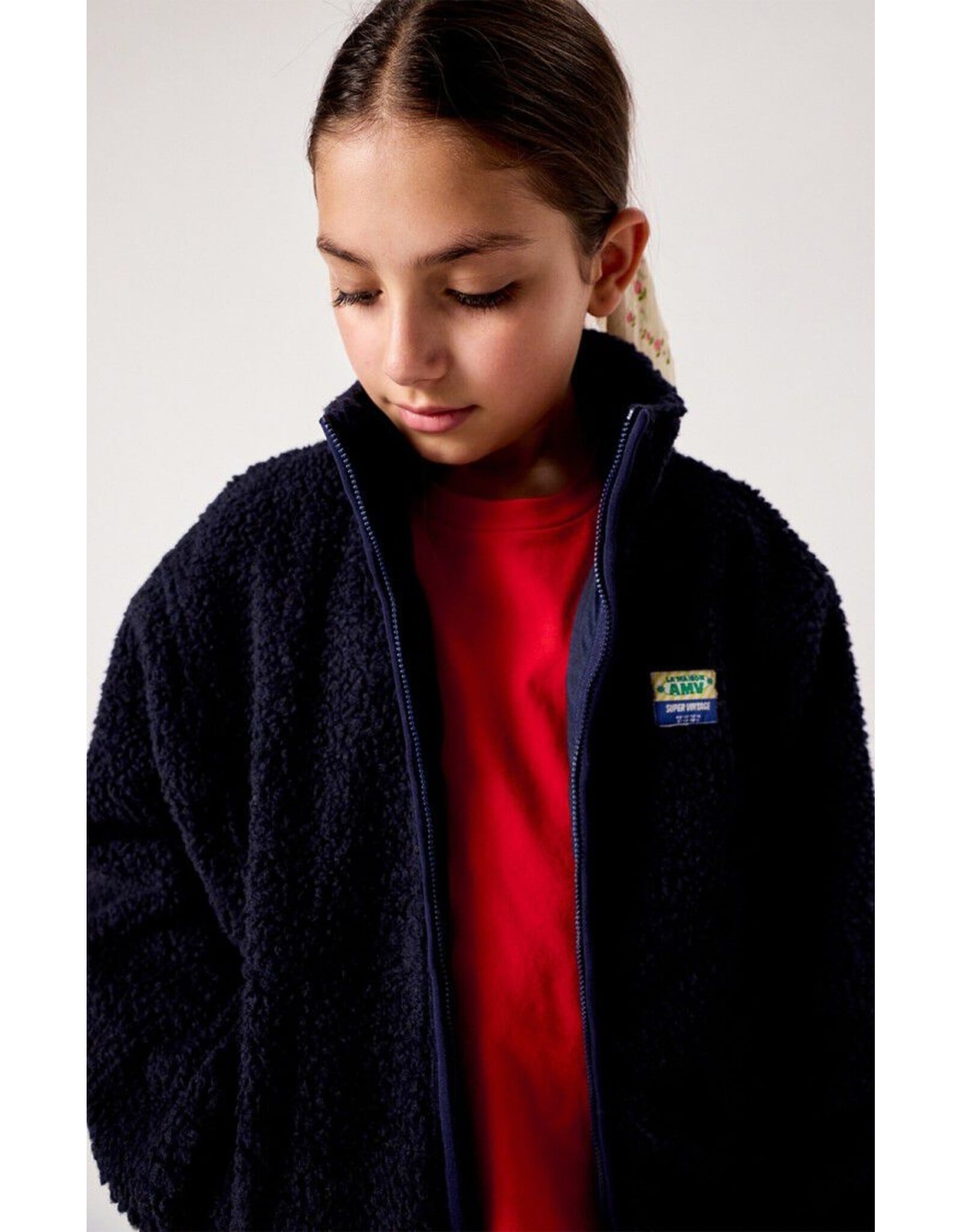 American Vintage teddy jas Hoktown navy