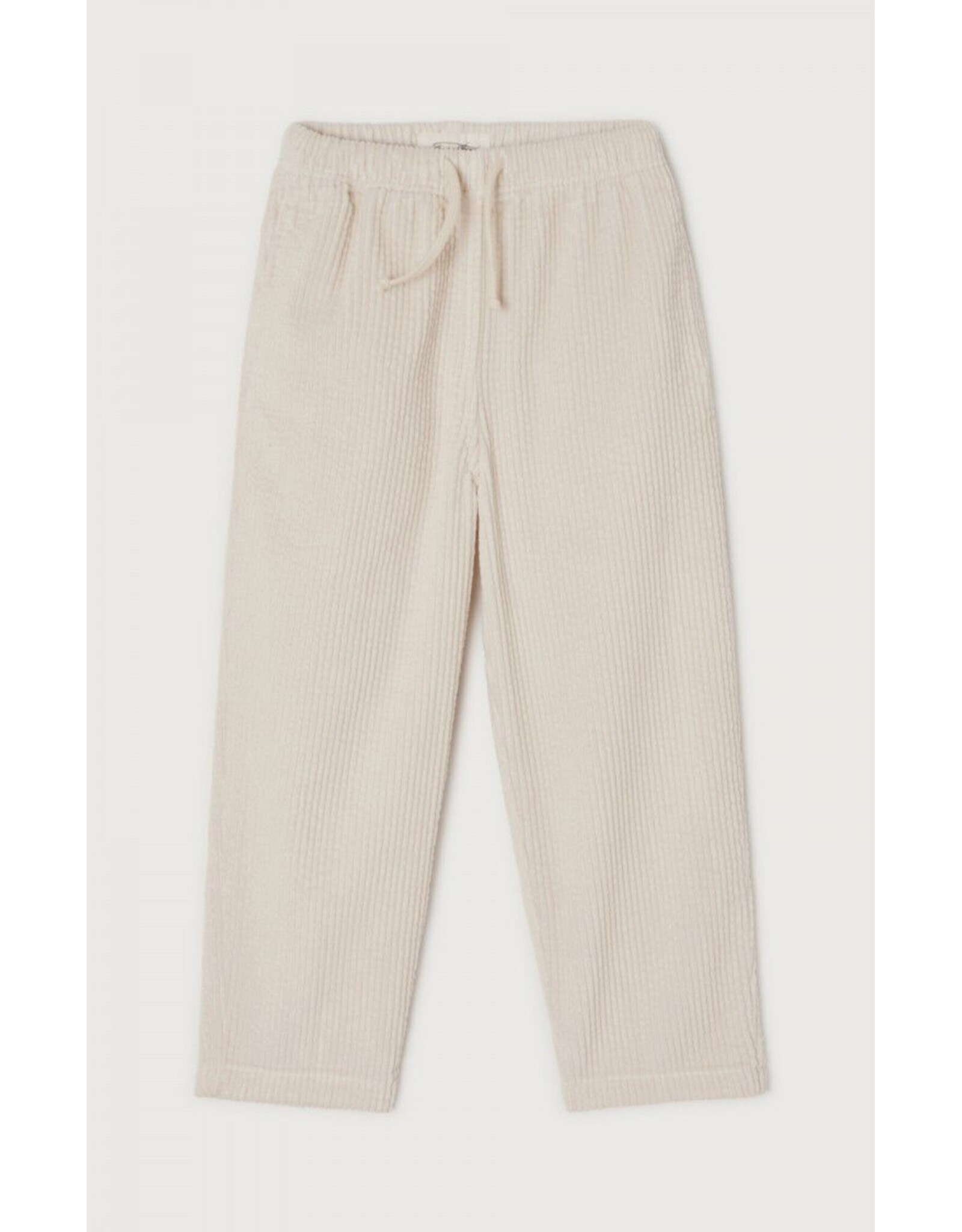 American Vintage broek padow ribfluweel ecru