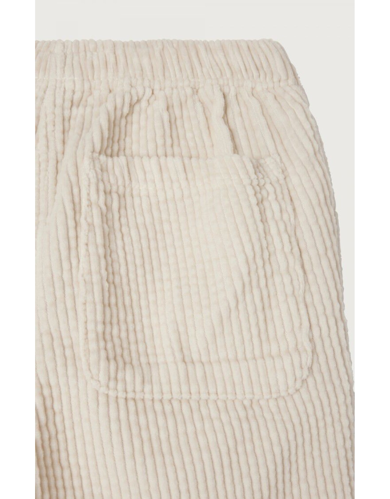 American Vintage broek padow ribfluweel ecru