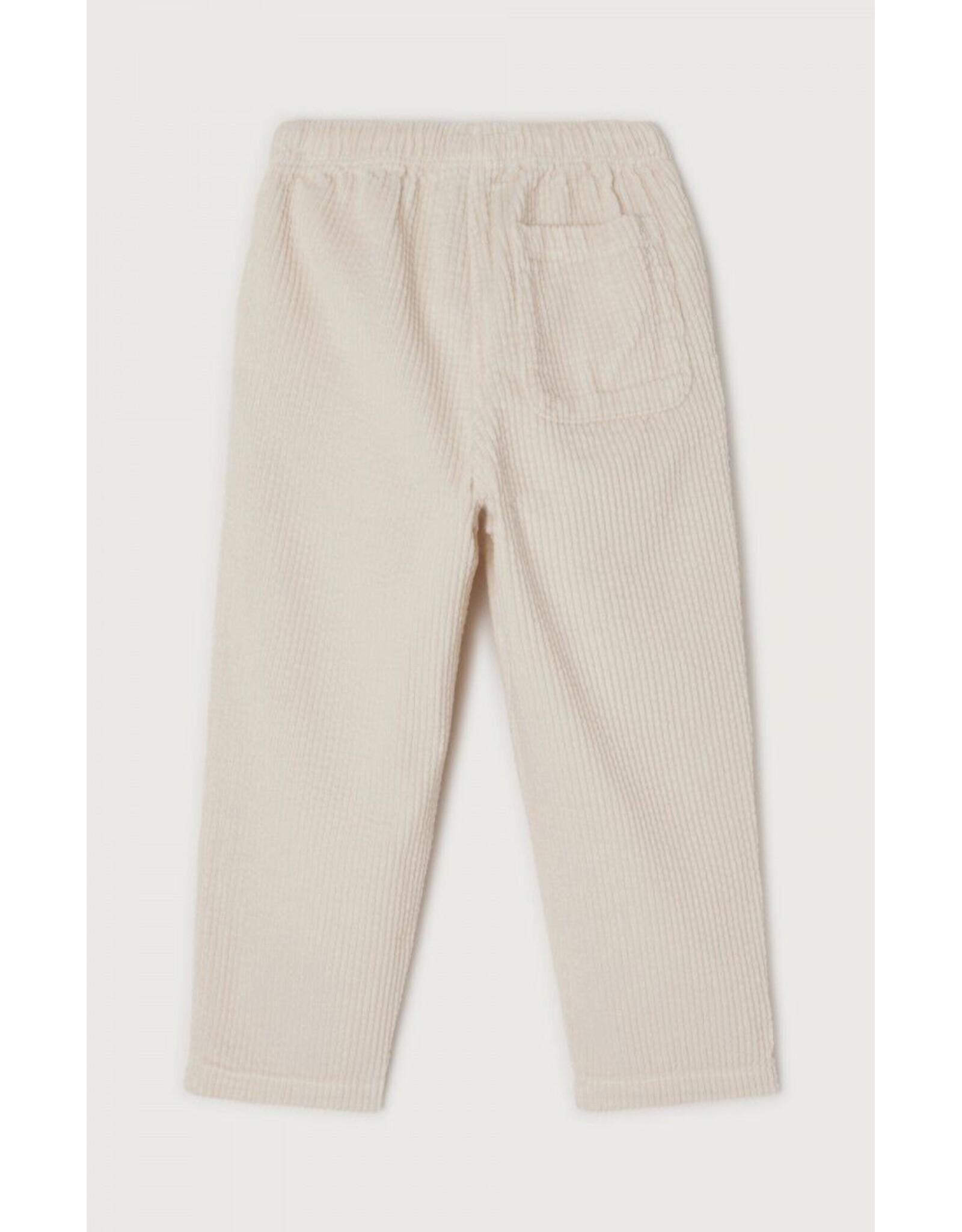 American Vintage broek padow ribfluweel ecru