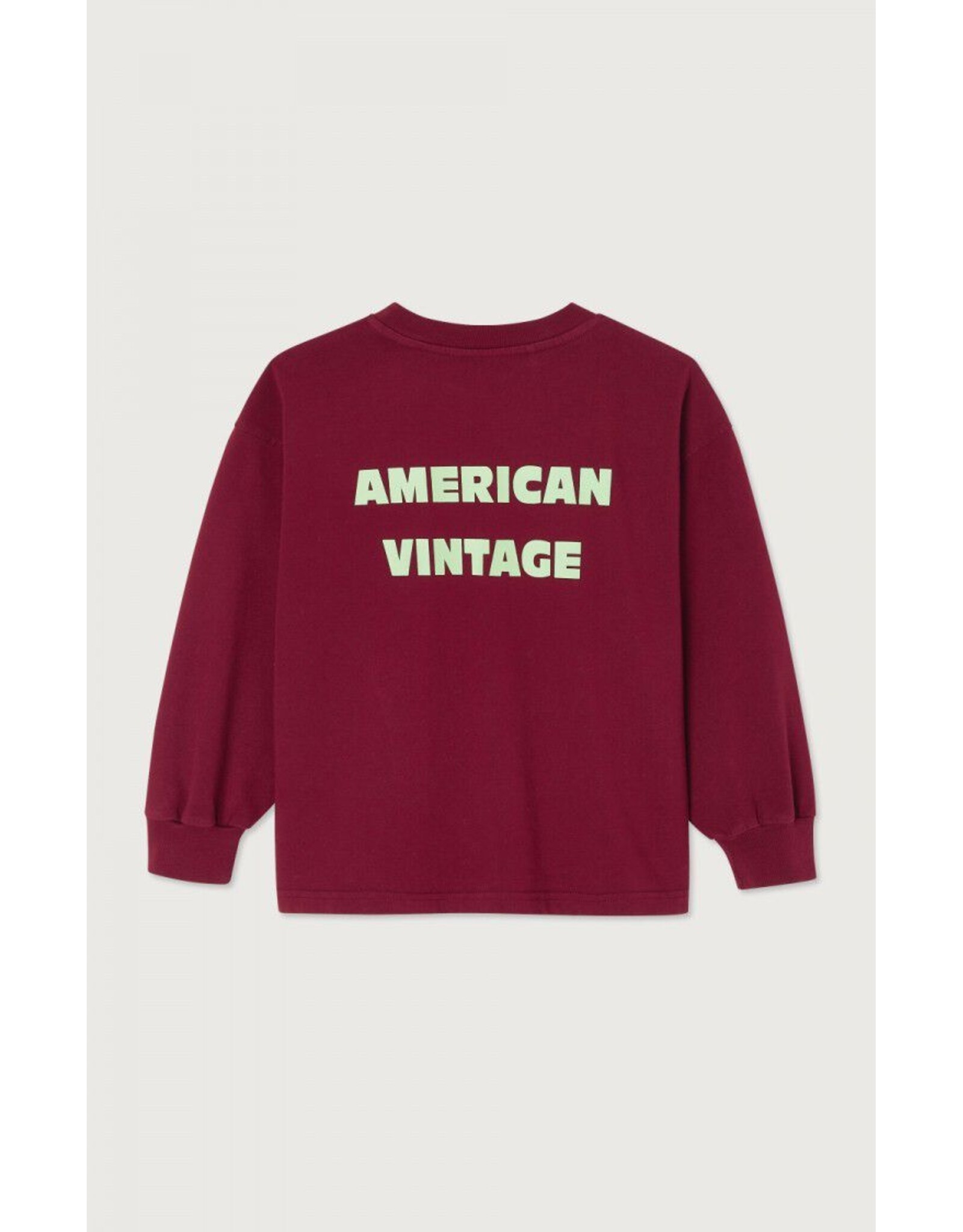 American Vintage t-shirt  fizvalley bordeaux