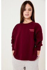 American Vintage t-shirt  fizvalley bordeaux