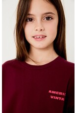 American Vintage t-shirt  fizvalley bordeaux