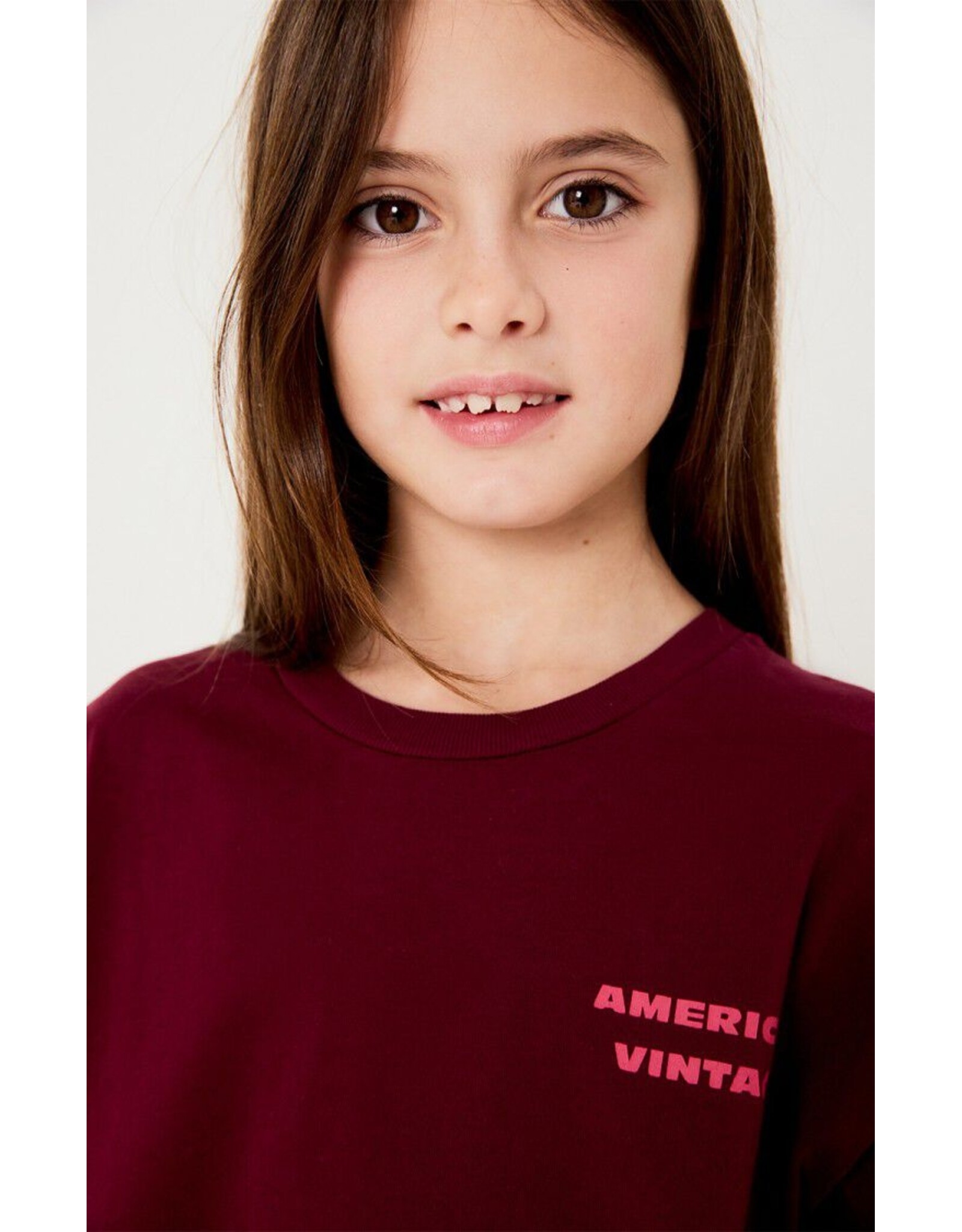 American Vintage t-shirt  fizvalley bordeaux