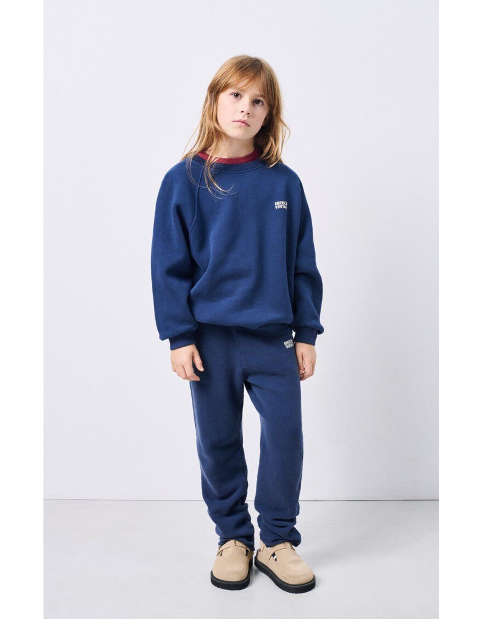 American Vintage joggingbroek izubird vintage navy