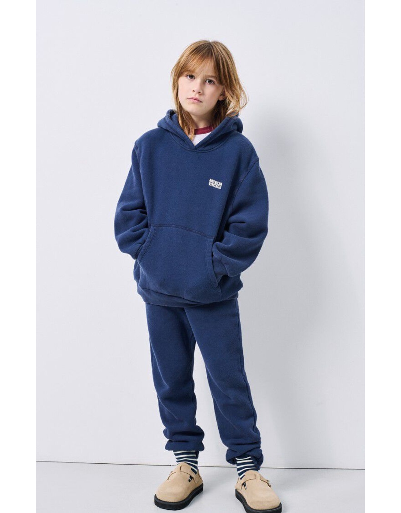 American Vintage joggingbroek izubird vintage navy