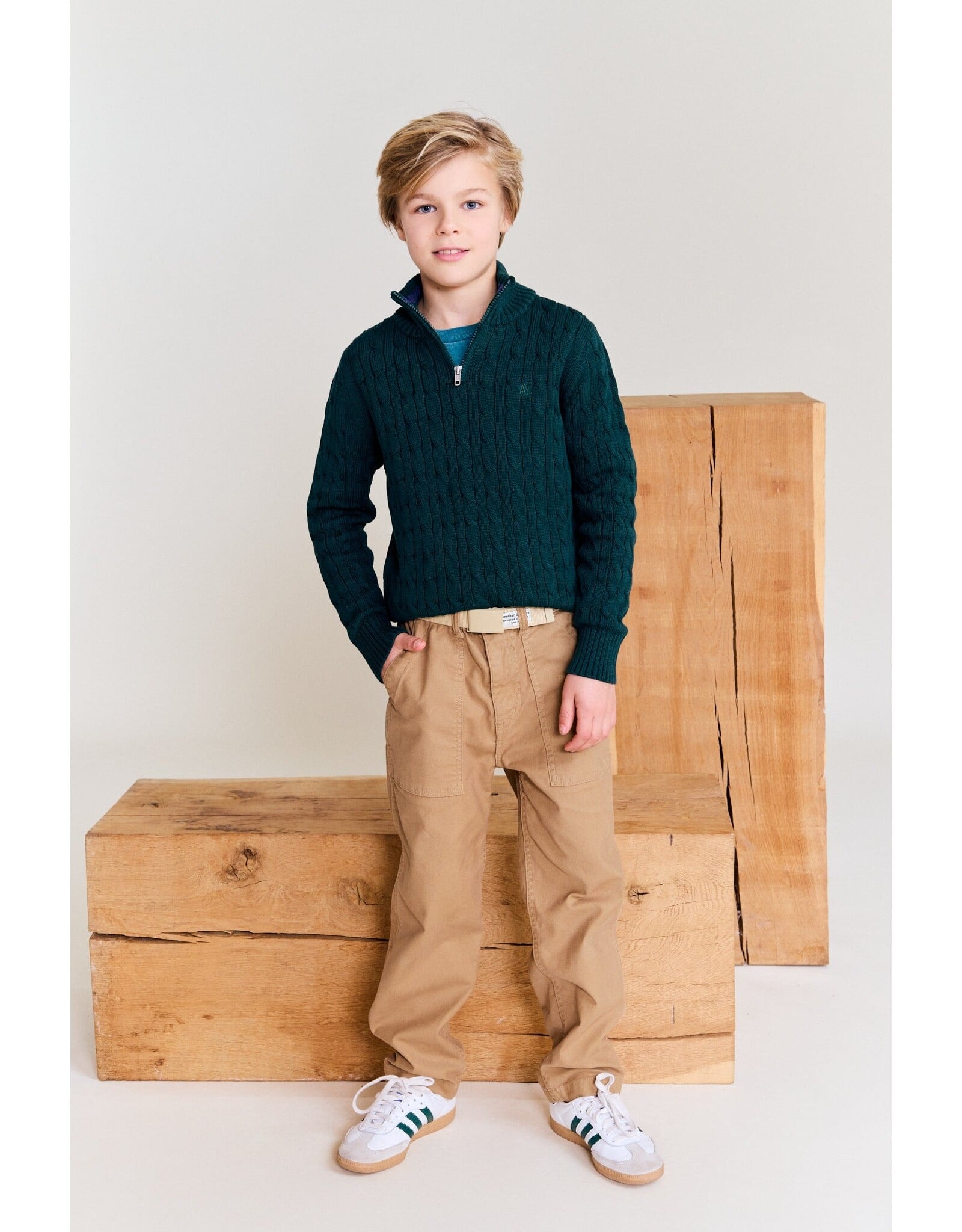 AO76 kabeltrui rene dark green
