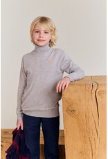AO76 pull rolkraag odin grey melange