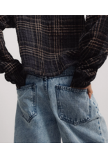 the new society jeans Teen curved light blue