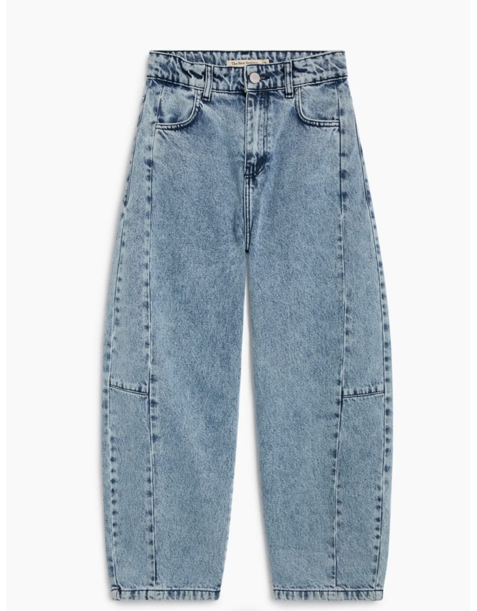 the new society jeans Teen curved light blue