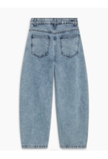 the new society jeans Teen curved light blue