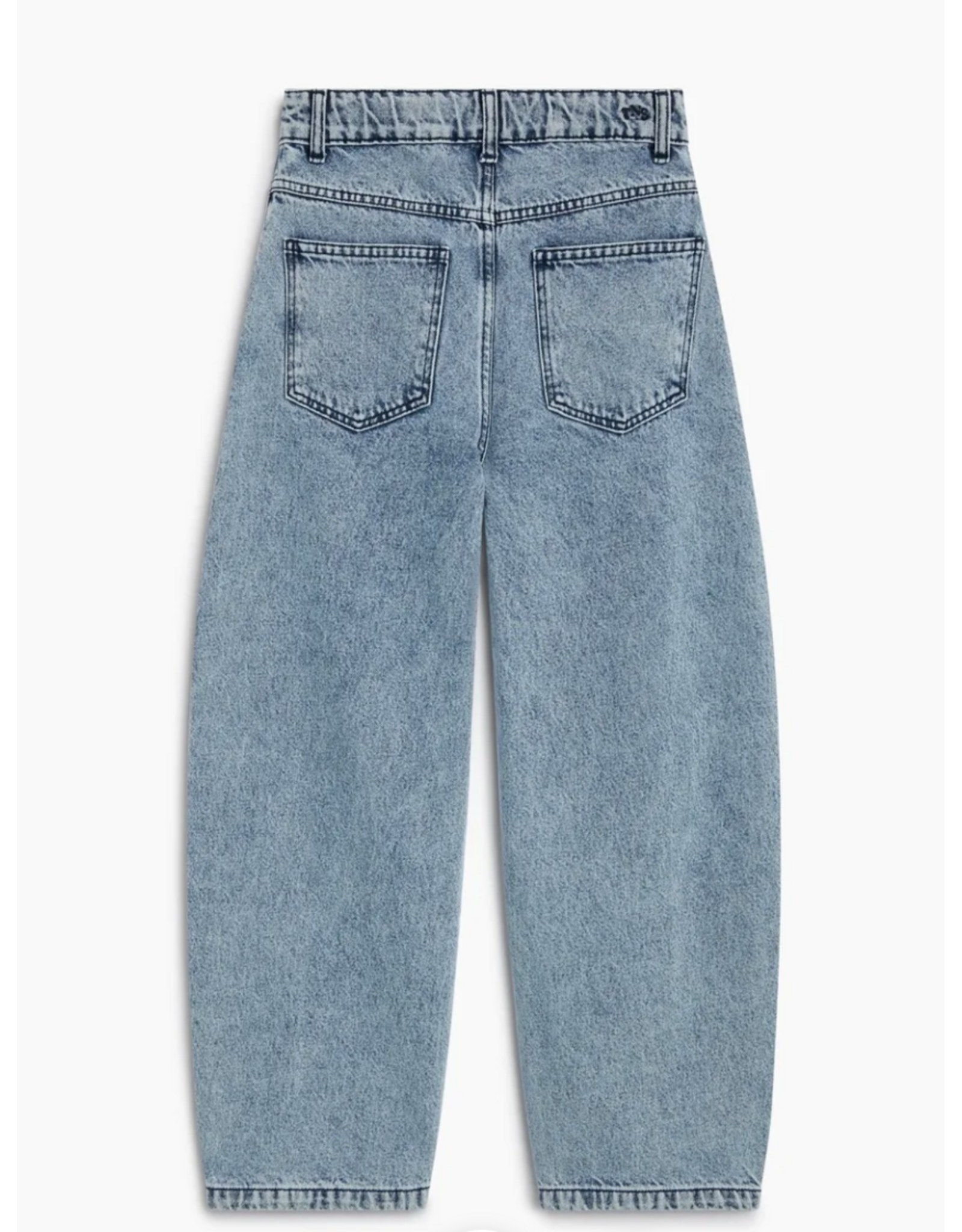the new society jeans Teen curved light blue