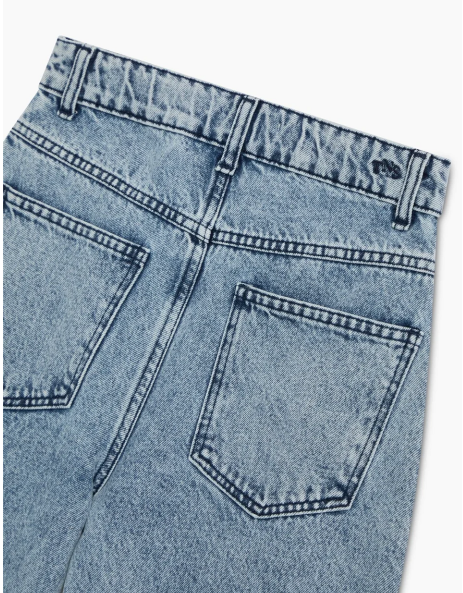 the new society jeans Teen curved light blue