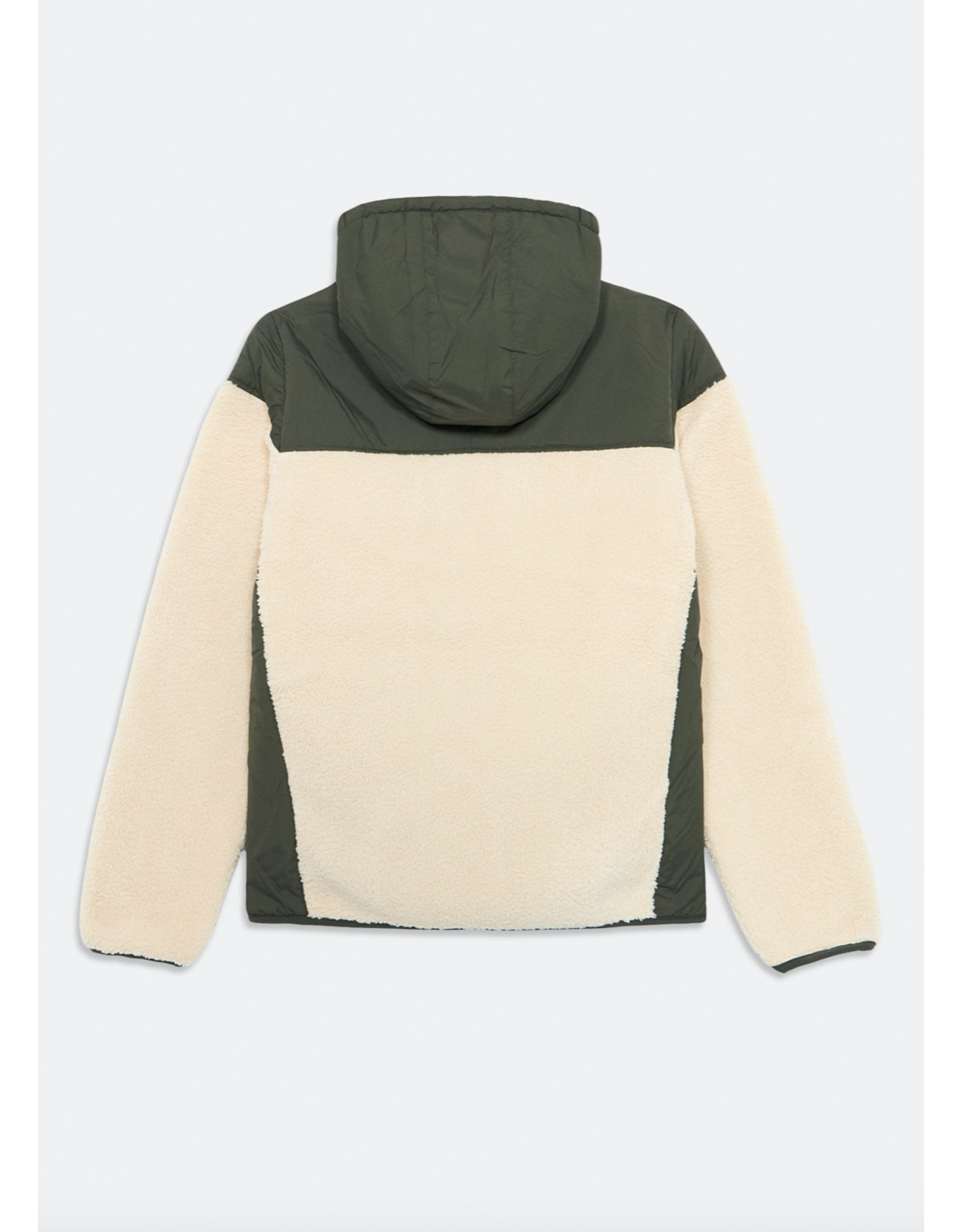 K.WAY jas Samson rosette green blackish / ecru