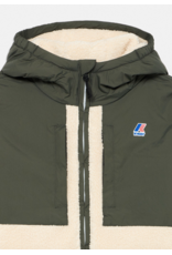 K.WAY jas Samson rosette green blackish / ecru
