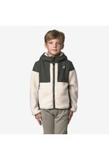 K.WAY jas Samson rosette green blackish / ecru