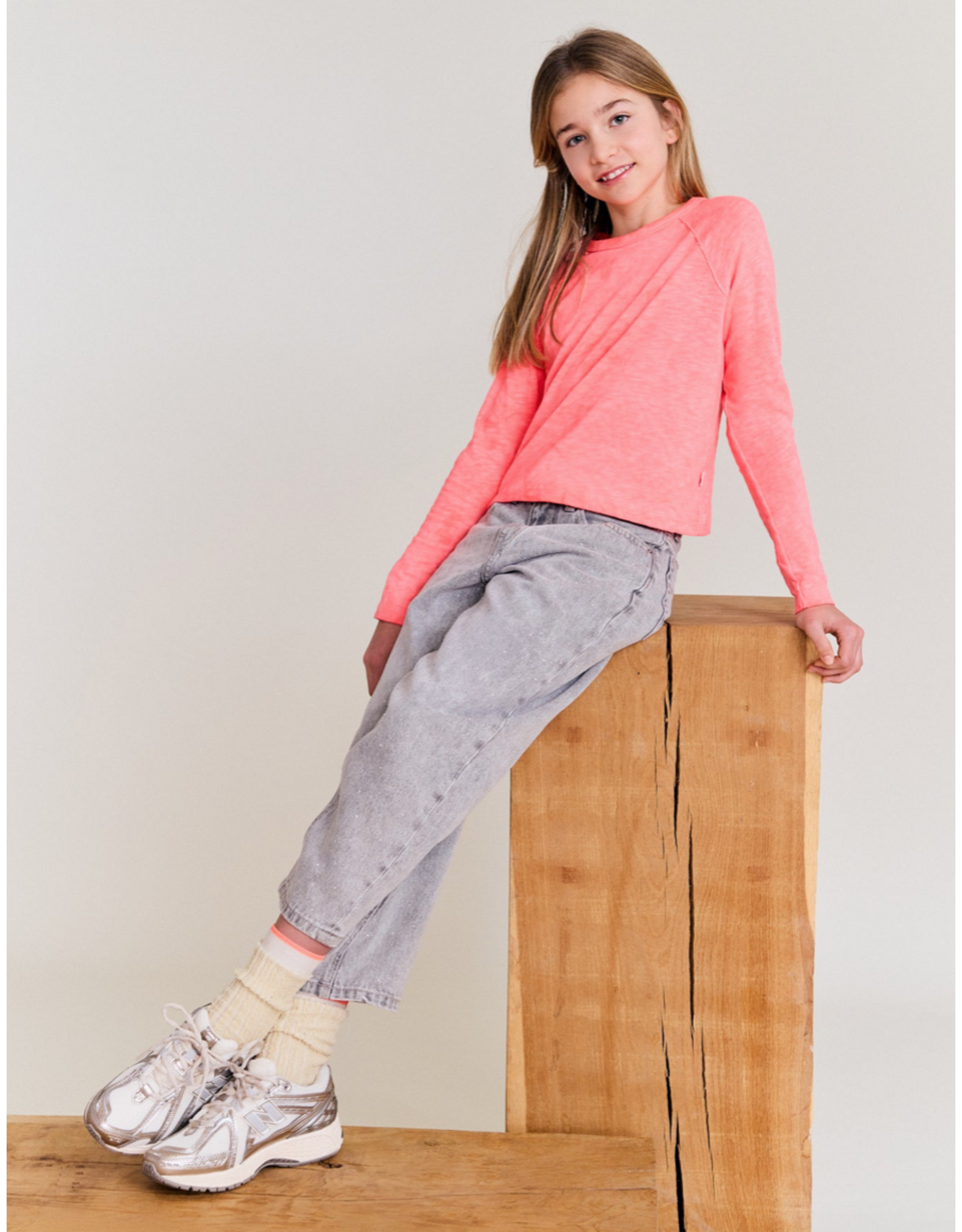AO76 T-shirt Amvi fluo coral