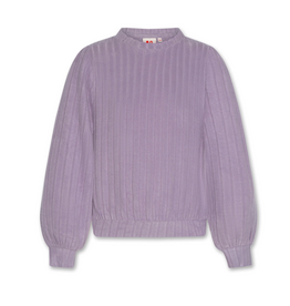 AO76 T-shirt Sol purple ash rib