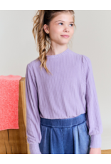 AO76 T-shirt Sol purple ash rib