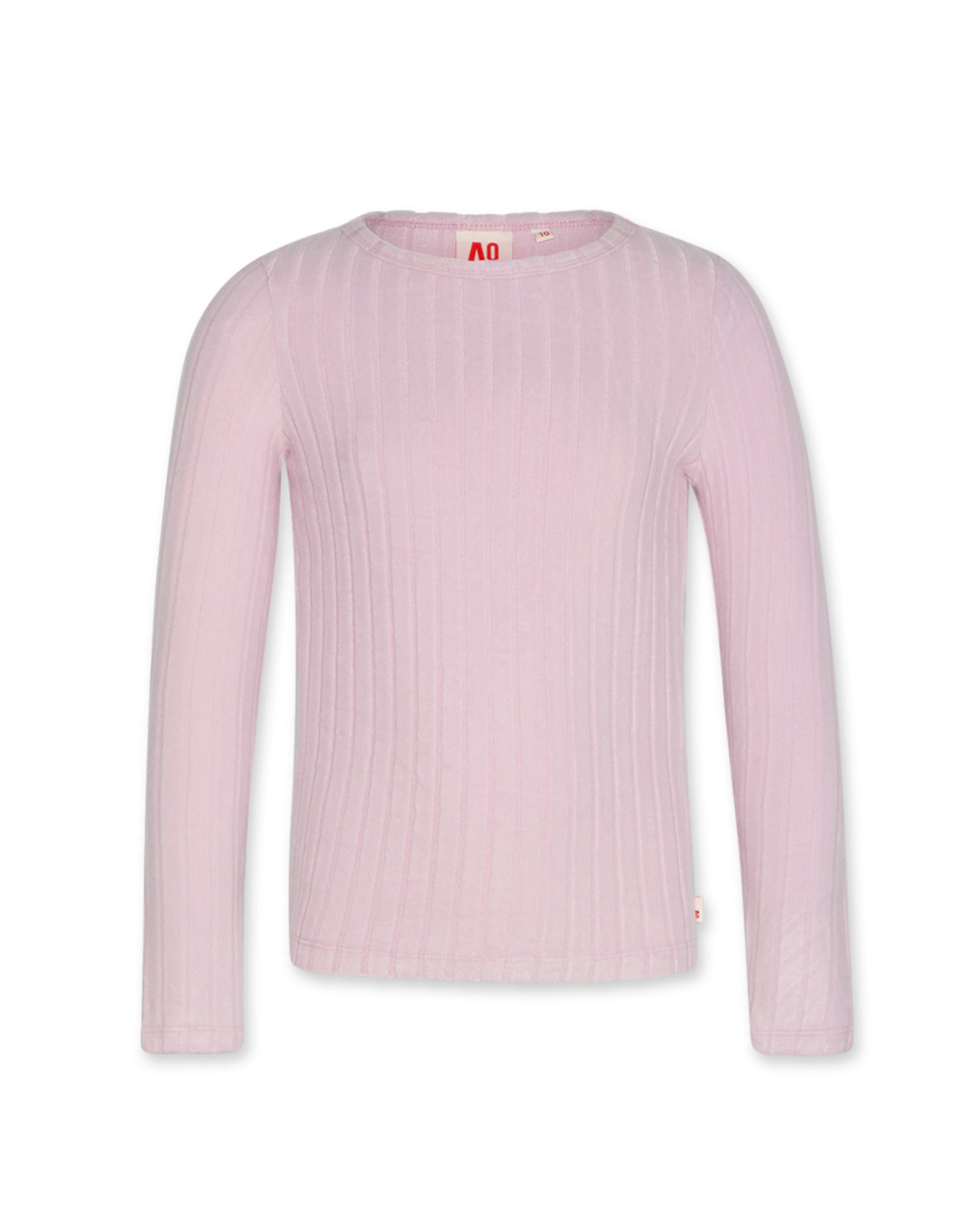 AO76 T-shirt Ritche lila rib