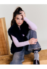 AO76 T-shirt Ritche lila rib