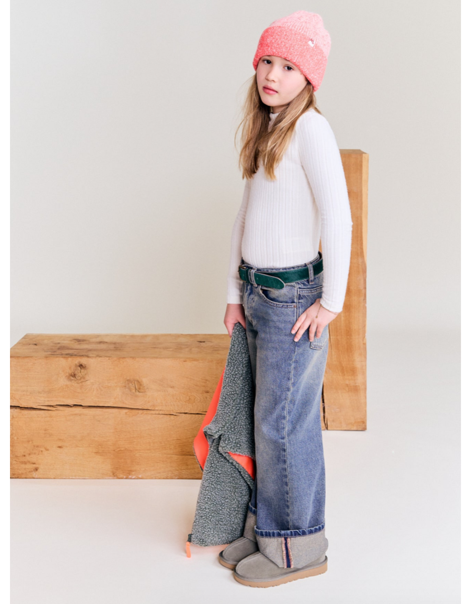 AO76 T-shirt Cora ivory rib