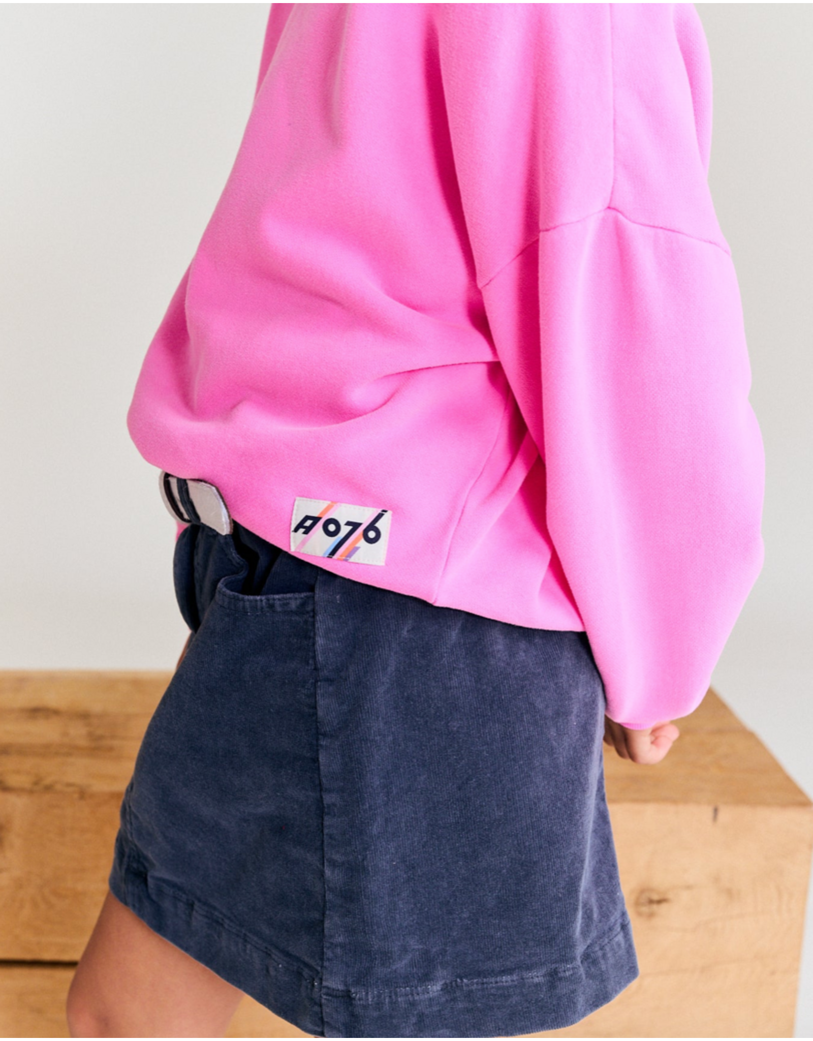 AO76 sweater Violetta fluo roze
