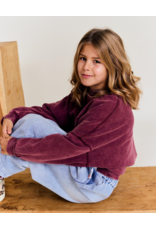 AO76 sweater Lys bordeaux
