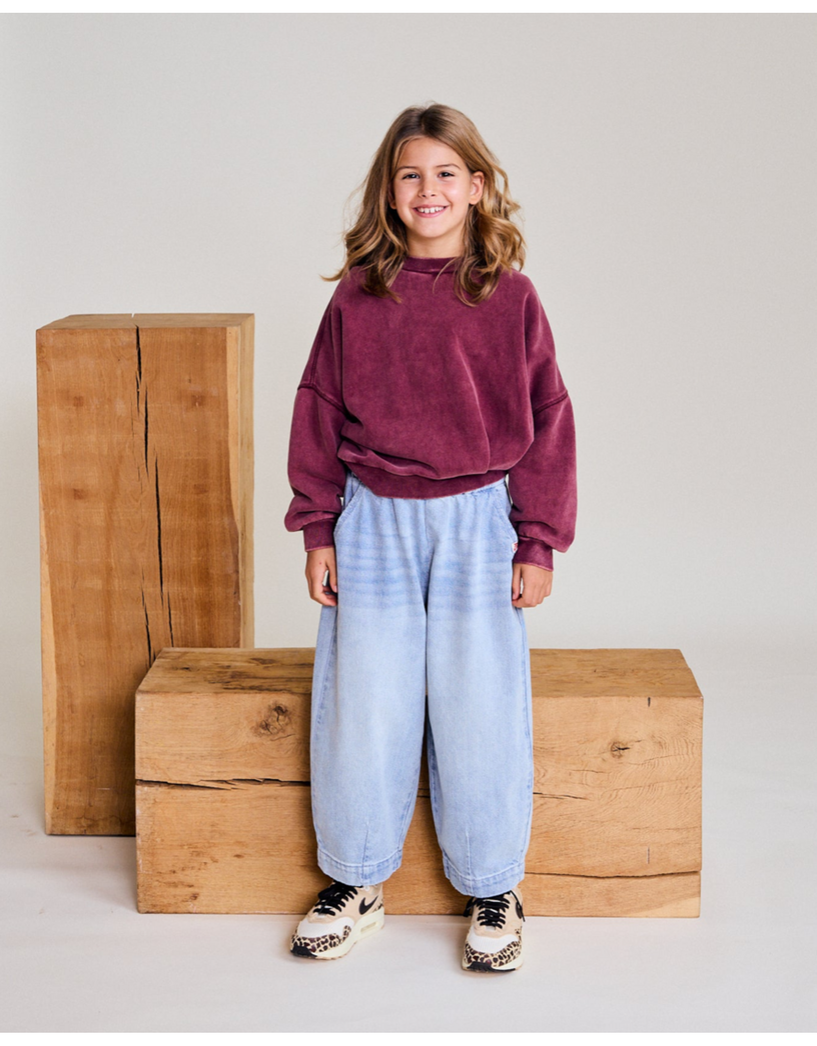 AO76 sweater Lys bordeaux