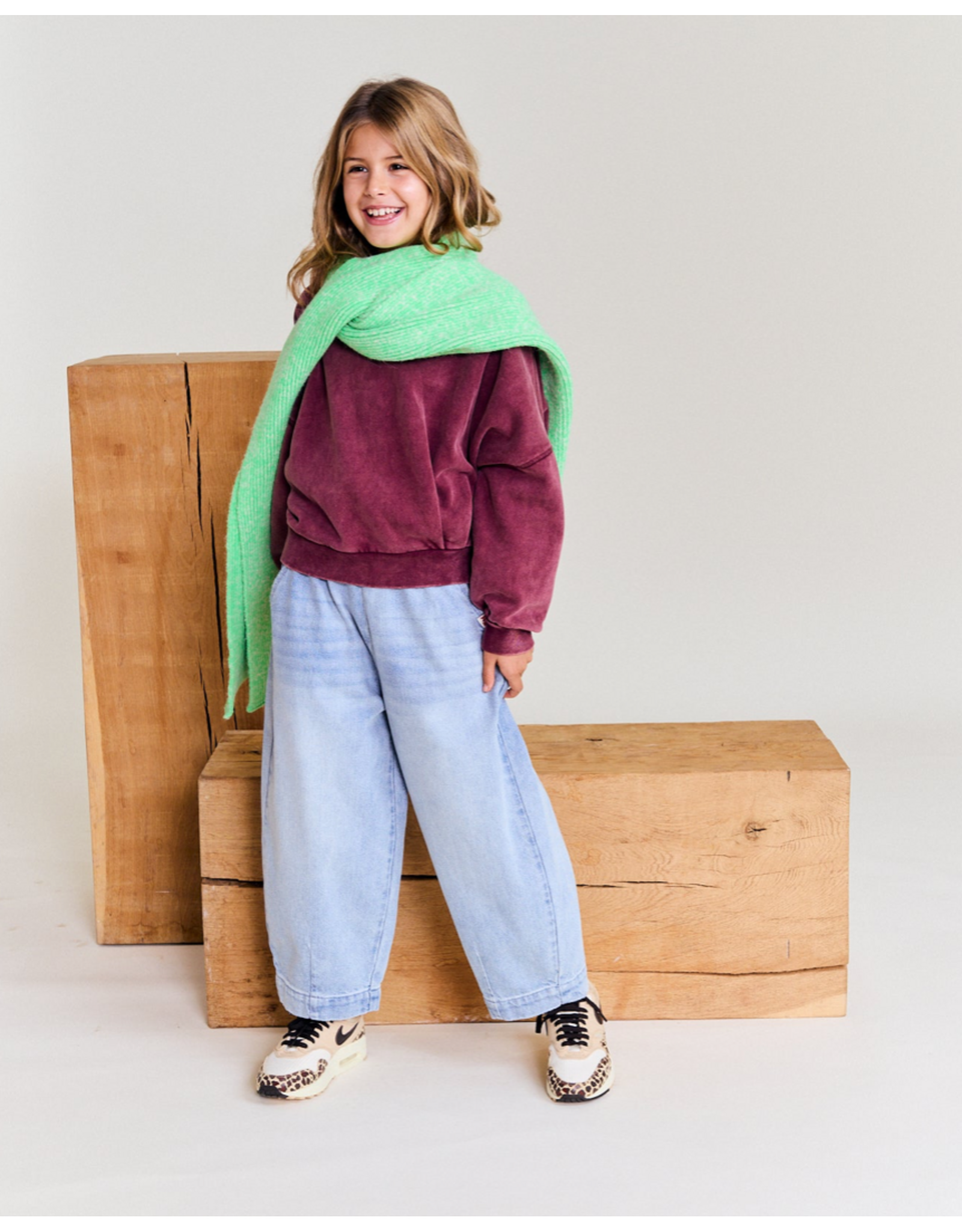 AO76 sweater Lys bordeaux